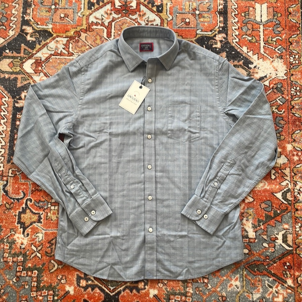 UNTUCKit Slim Fit Encosta Dress Shirt | Men’s Size Large NWT